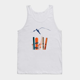 Ski and snowboard leewarddeisgn Tank Top